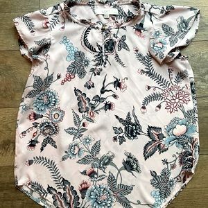 Loft | Flutter Sleeve Top Small P